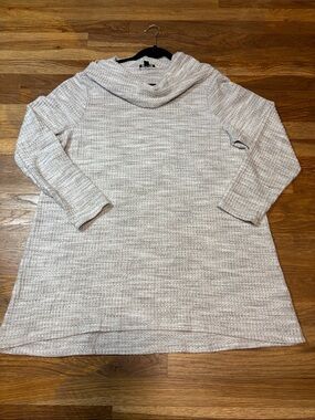 Lane Bryant waffled Cowl Neck Sweater
